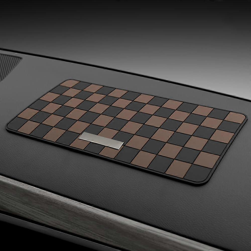 Car Dashboard Mat for Renault Megane Sedan IV III II I LM LA Phase II I Sedan, Sun Protection High Temperature Resistance Car Non Slip Mat,Black Brown