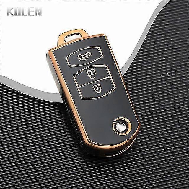 TPU Car Flip Key Case Cover Shell For Mazda 3 5 6 Series M6 RX8 MX5 2 3 Buttons Smart Key Protector Fob Bag Accessories