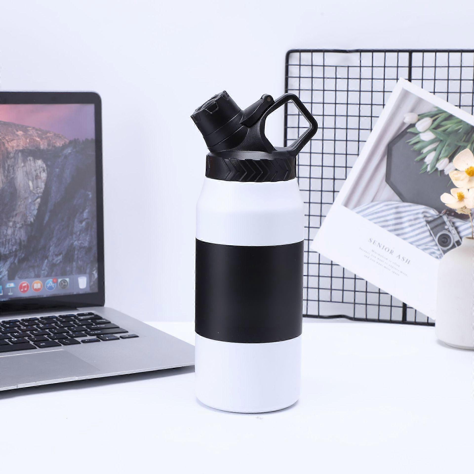 304 Stainless Steel Large-capacity Vacuum Flask Outdoor Space Pot Portable Male Handle Sports Mountaineering Water Bottle