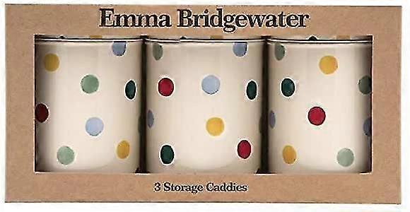 Emma Bridgewater Polka Dot te, kaffe & socker Caddies