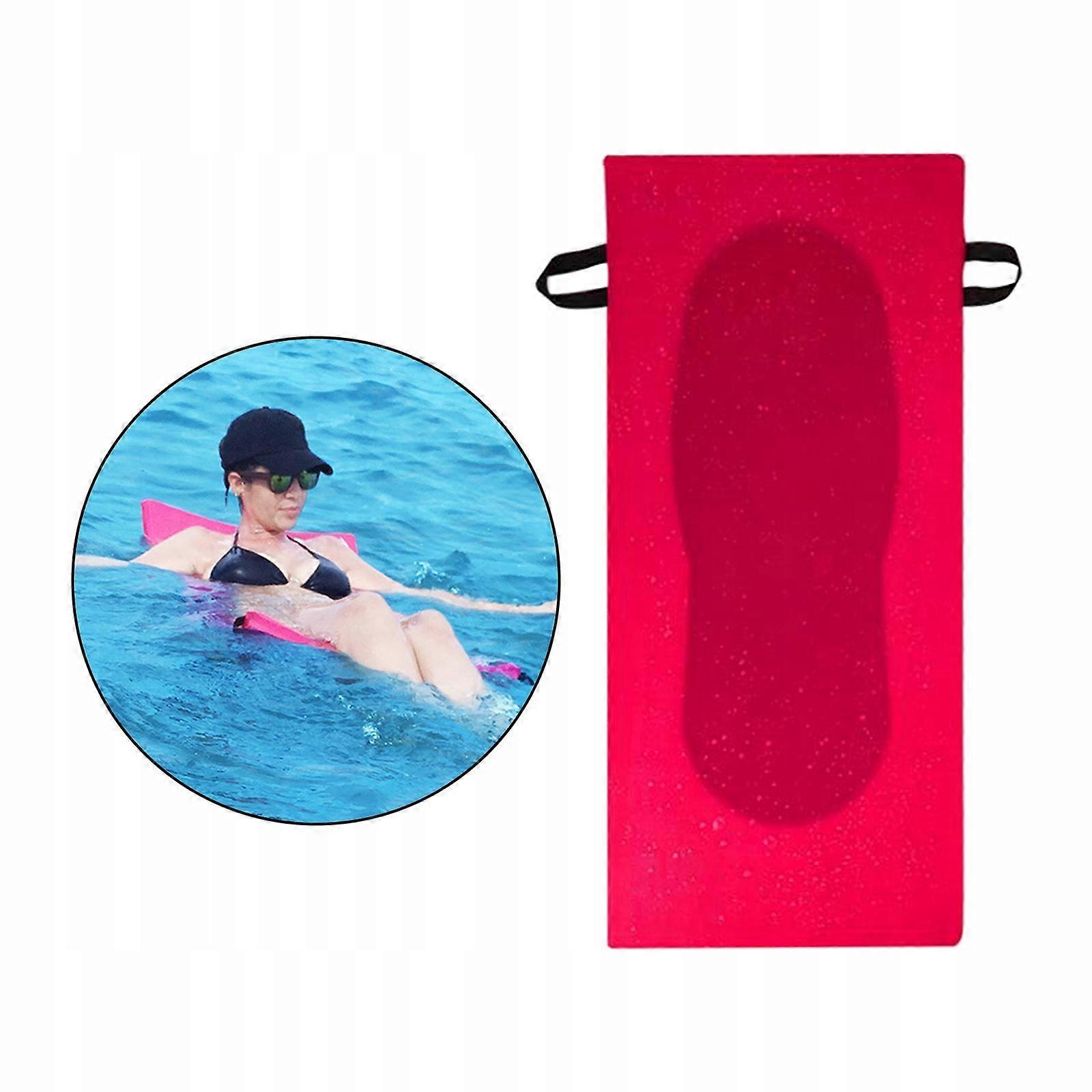 Portable Mat Quick-drying Pool Mattress For Red Color