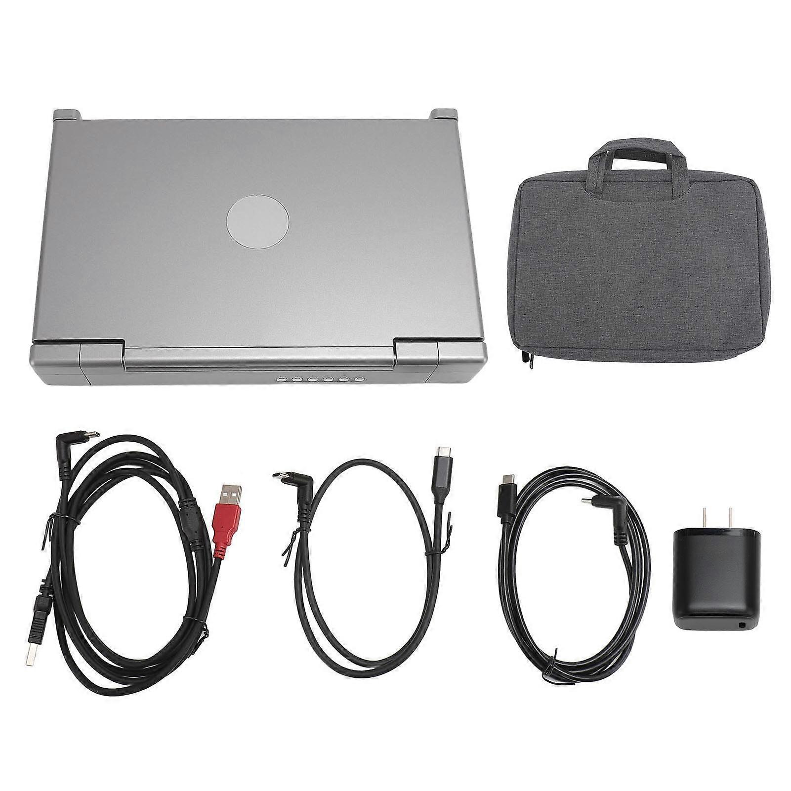 14 Inch Triple Laptop Screen Extender Multifunction 0 to 180 Degree Rotation 1920x1080 IPS Resolution 16:9 Ratio Portable Display 100‑240V