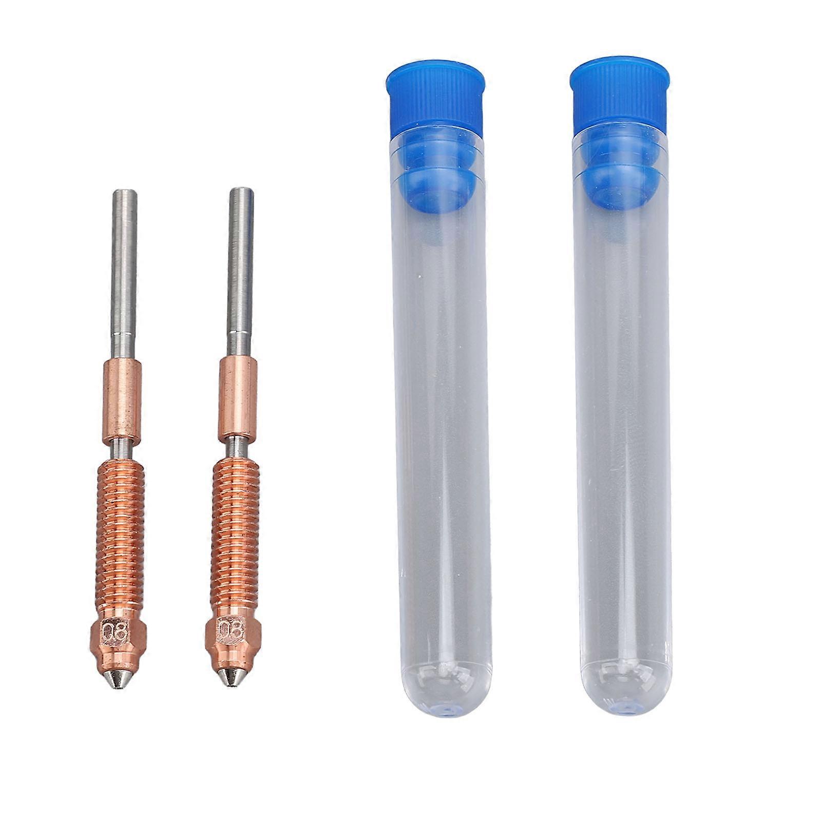 2 Pcs for K1C 0.8mm All Metal 30mm3/s Flow 600mm/s High Speed Printing 3D Printer Quick Swap Nozzle
