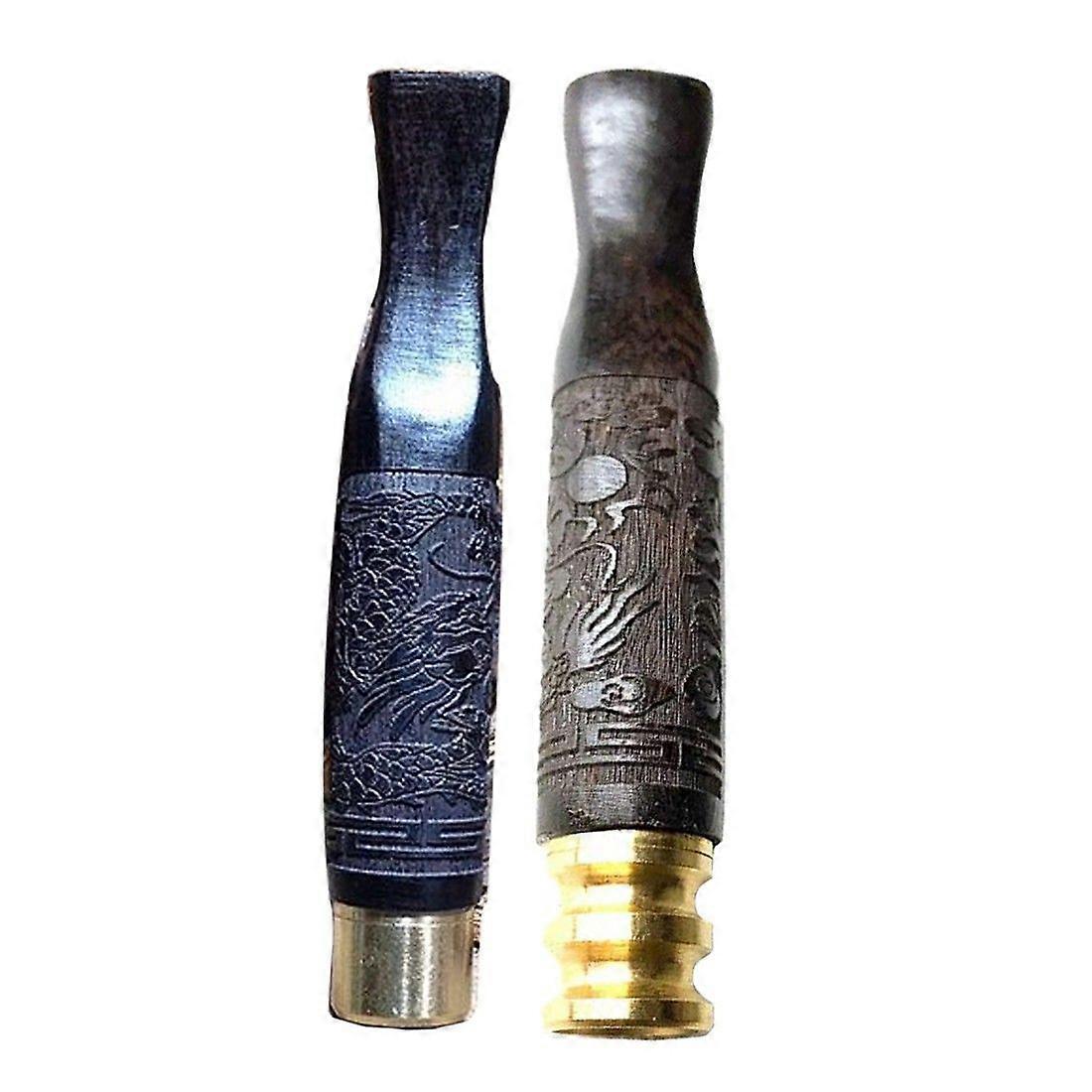 Tutucu Ahşap Oymalı Sigaralık Çıkarılabilir Kolay Temizlik Tutucular Orta ve ince sigaralar/kalın ve ince sigaralar (D-2D)