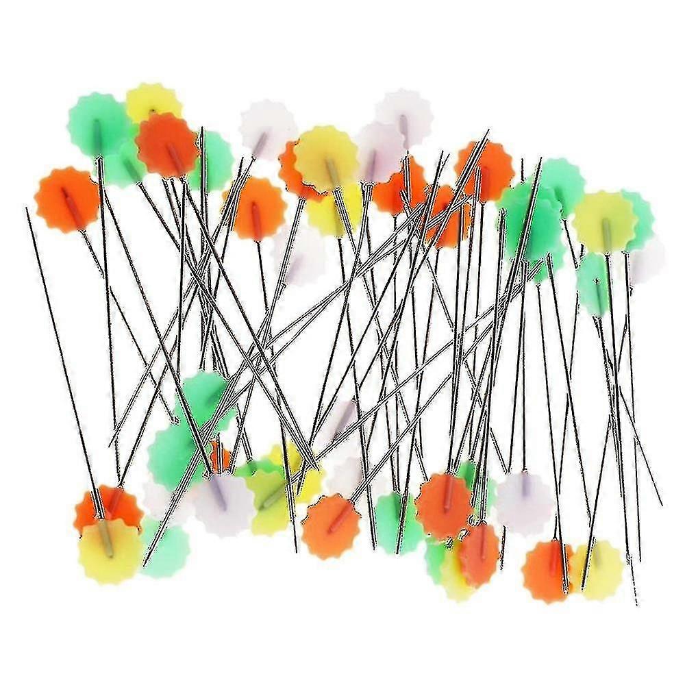 50 Pieces Flat Button Head Pins For Sewing Diy Projects Quilting Tool