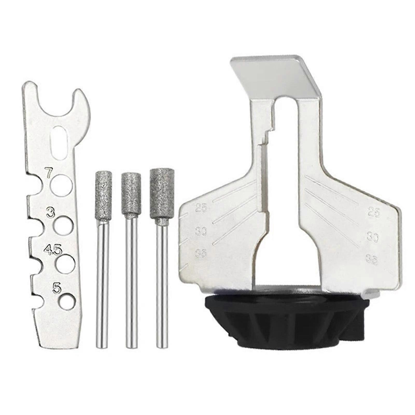 Chainsaw Teeth Sharpener Kit with Impact Resistance  Speed Steel Material