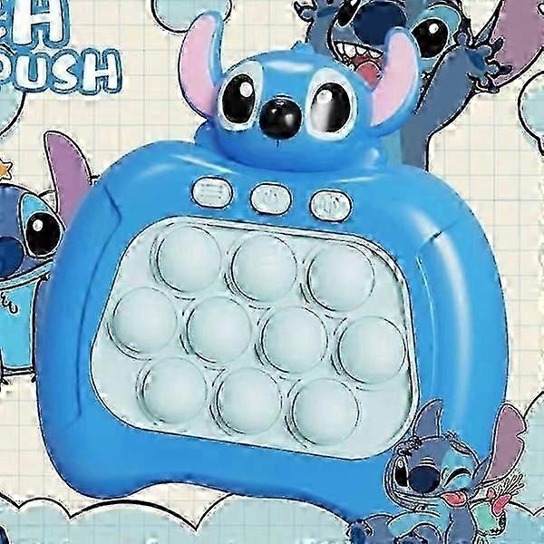 Stitch Pop It Pro Light Up Game, Quick Press Fidget Game for Kids and Adults, WELLNGS