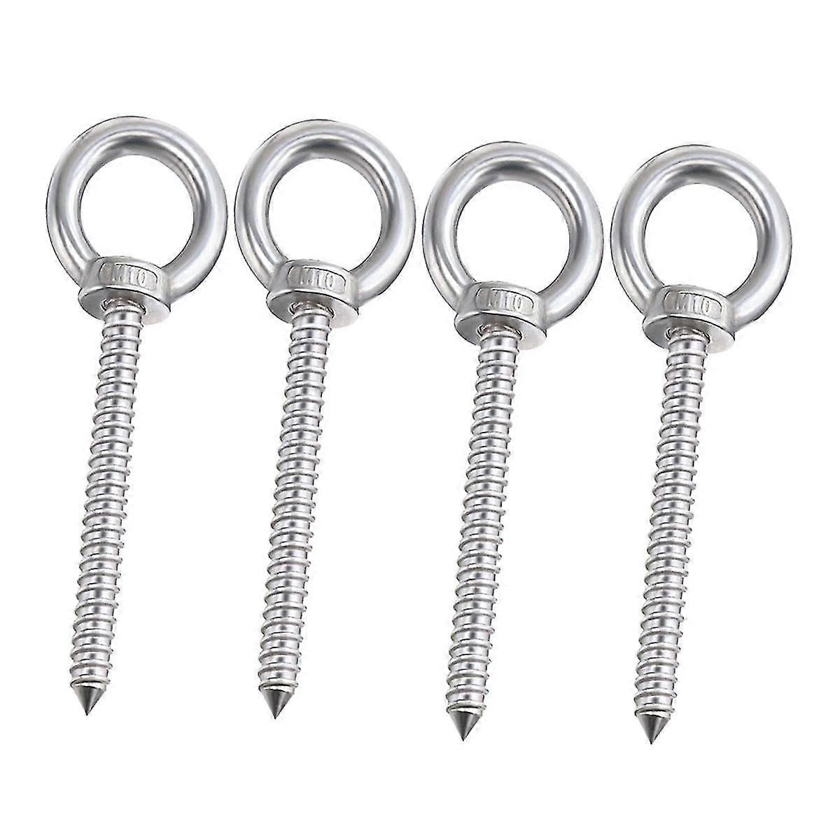 Heavy Duty Eye Hooks Self Tapping Eyelet Screw Load Capacity 700LBS Heavy Duty Screw in Eye Hooks (