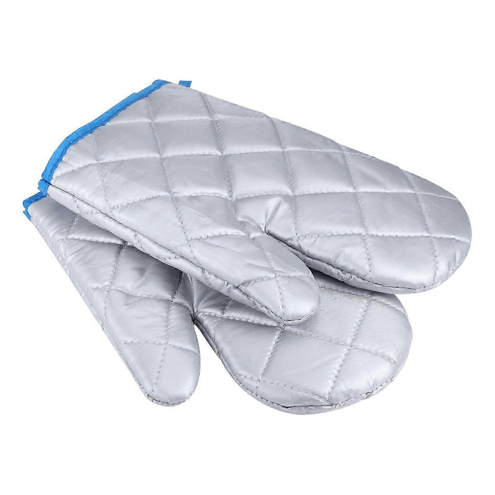 Thick Insulating Oven Mitts for High-Temperature Cooking and DIY Baking Essential Baking Supplies