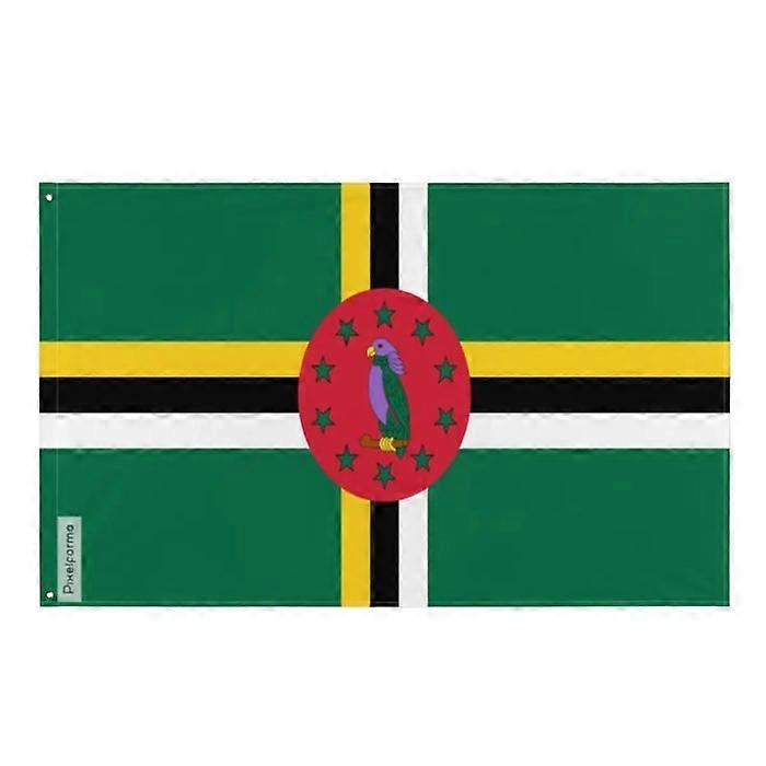 Flag of Dominica – 96 x 144 cm – Polyester – Metal eyelets – Durable