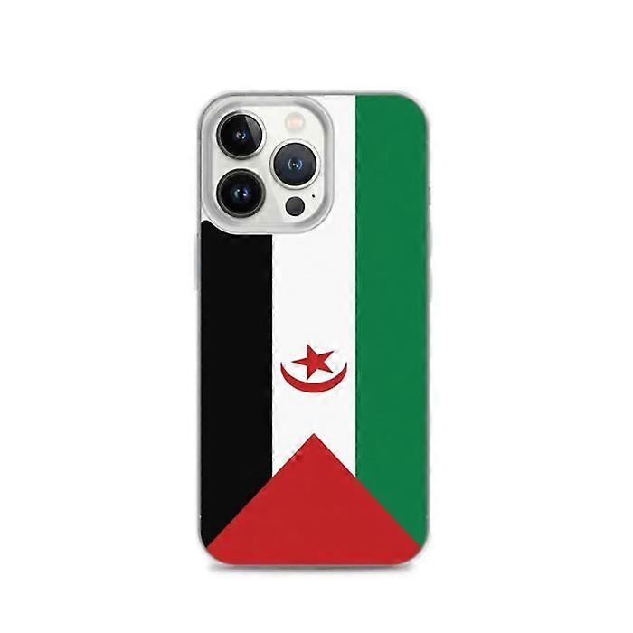 Phone case - PIXELFORMA - iPhone 13 Pro - Flexible - Durable - Western Sahara Flag