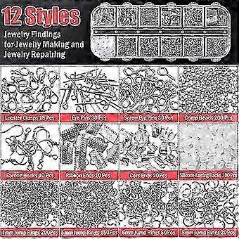 Súprava šperkov s remeselným krúžkovým drôtom, šperkárskymi nástrojmi, klenotníckymi kliešťami a šperkami na hľadanie drôtených baliacich potrieb na výrobu šperkov