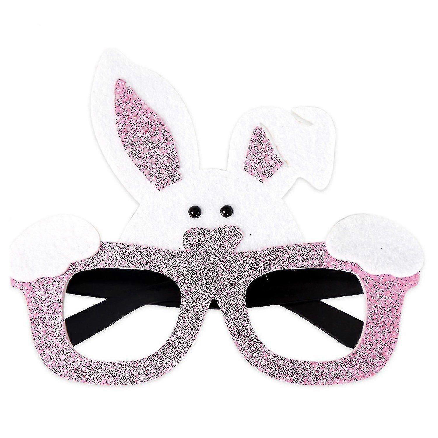 Kids Easter Glasses Plastic Easter Egg Glasses Chick Bunny Glasses Happy Easter Photography Props
