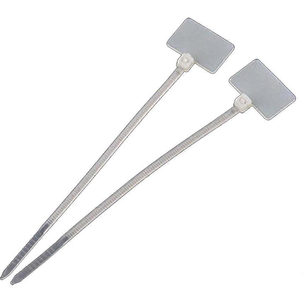 Wire Zip Tiescable Mark Tags Nylon Power Marking Label100Pcs