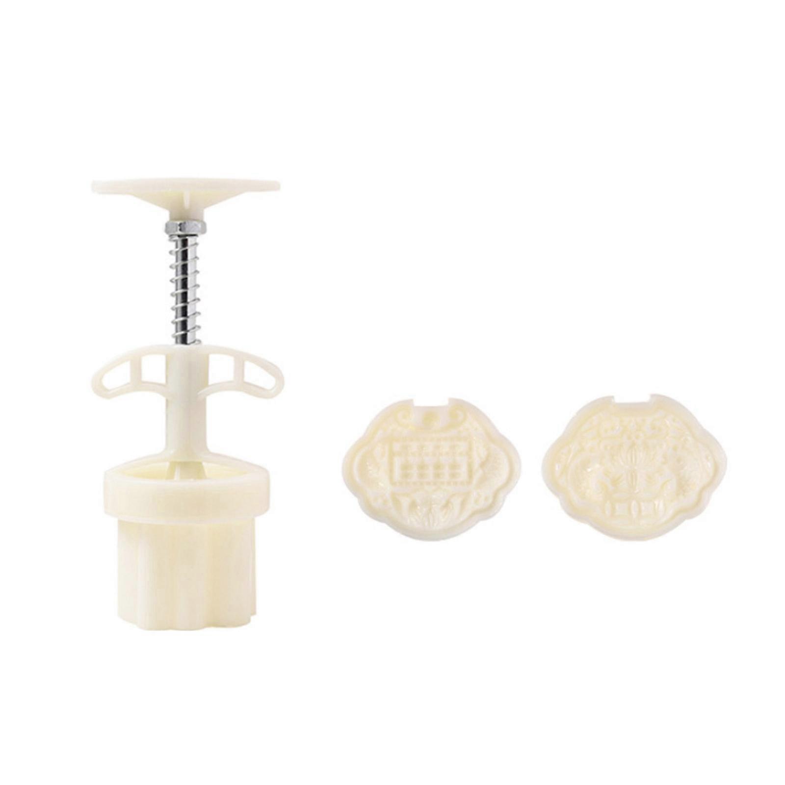 DIY Mooncakes and Cookie Press Molds Artisanal 2 Stamp Mooncakes Making Molds for Individualized Treats at Homes