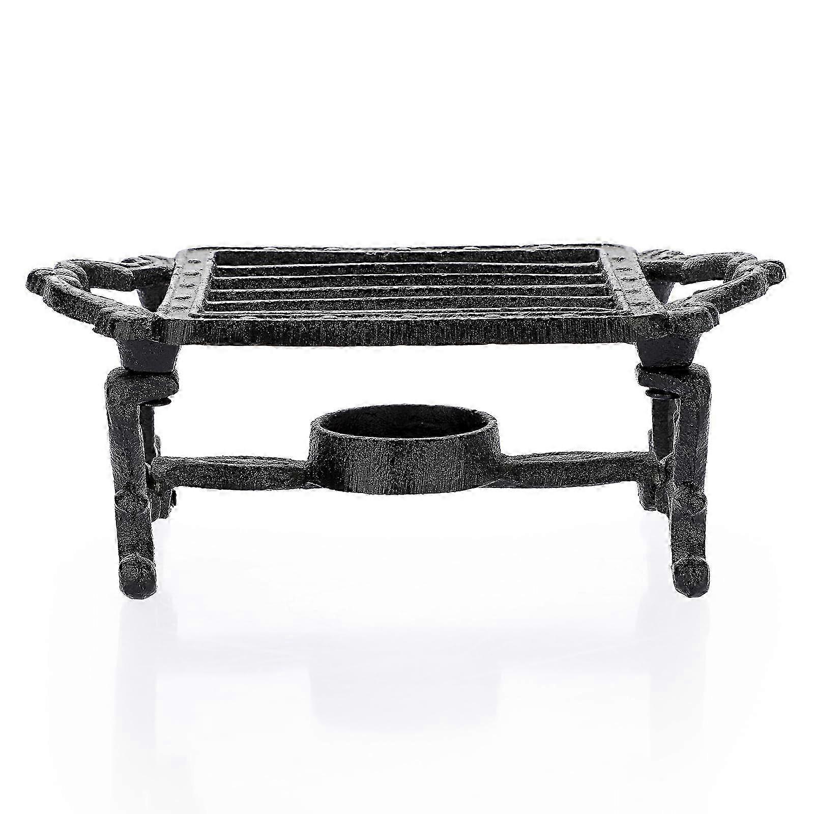 Cast Iron Teapot Warmer with Candlesticks - Practical Home Design