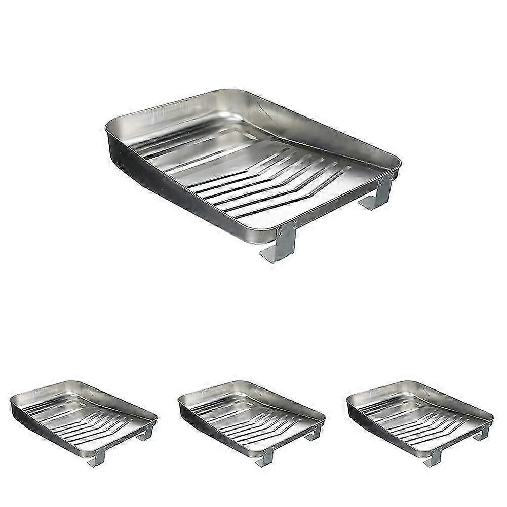 Bandeja de Pintura Reutilizável com Trava de Escada, 9 Polegadas (Pacote com 4)