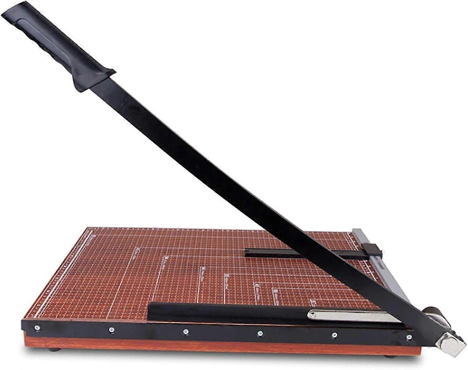 Stackable Paper Cutter Wood B3 Paper Scissors Metal Based Guillotine (21' x 16')