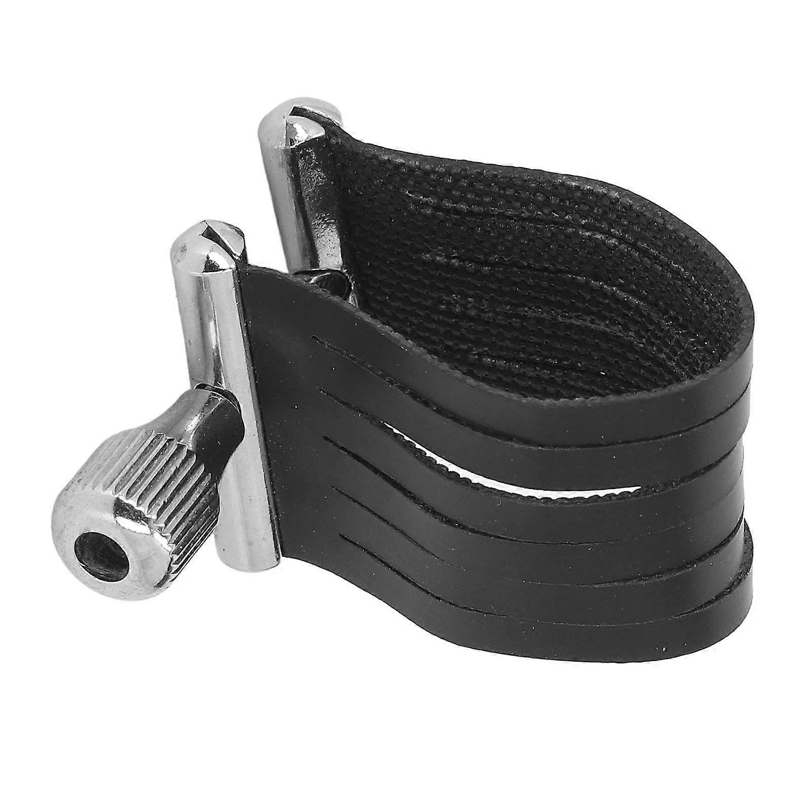 Alto Saxophone Mouthpiece Ligature PU 6 Strip Adjustable Screw Sax Mouthpiece Fastener for Performance Stage