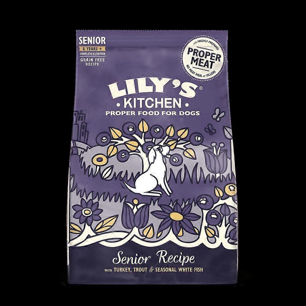 Lilys Kitchen 成人 8+ 鲑鱼和鳟鱼干粮 1kg