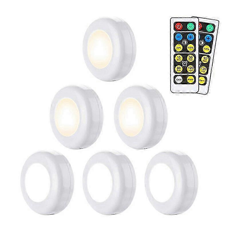 Remote Control Wireless LED Puck Lights for Closet and Under Cabinet Lighting Solutions