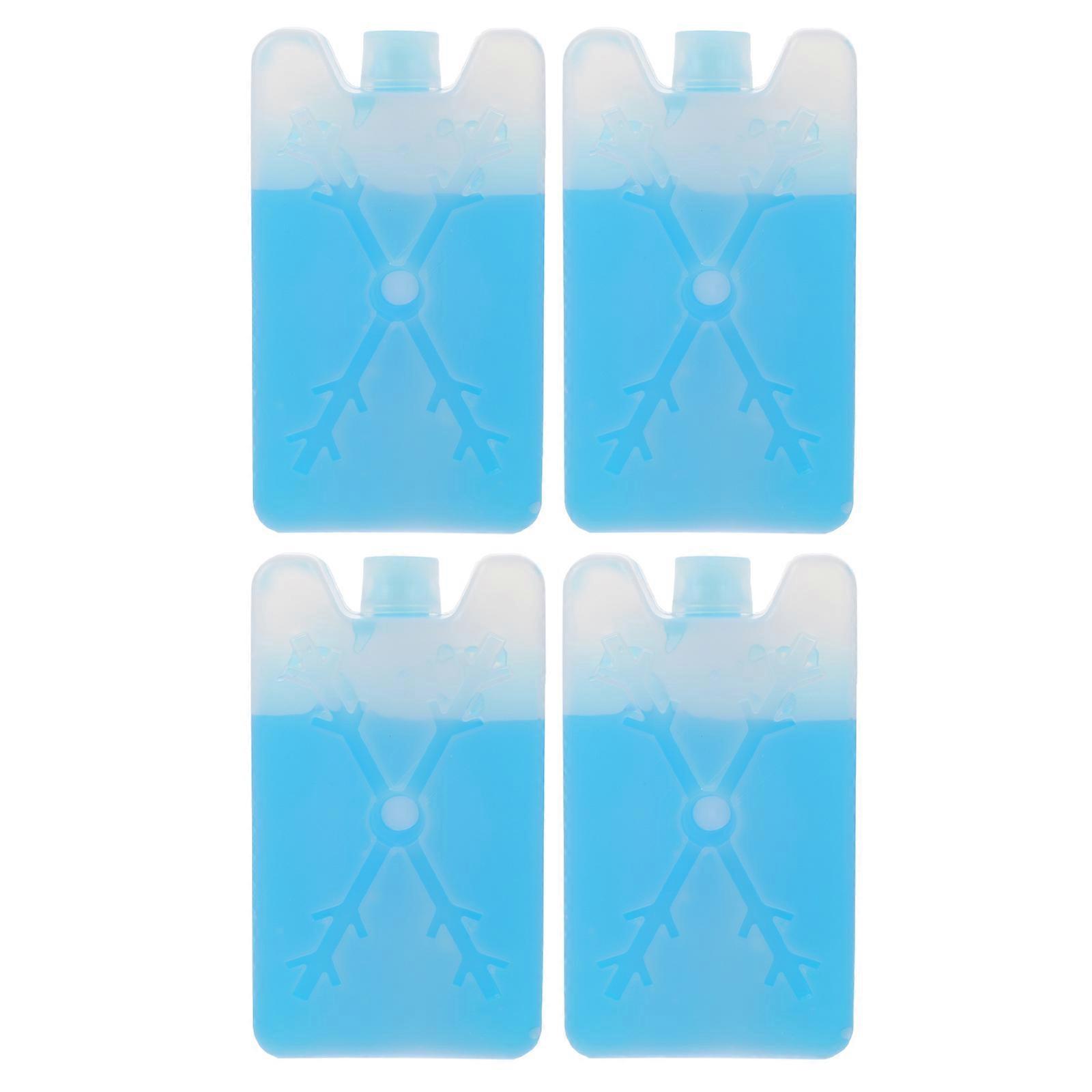 4pcs Reusable Ice Packs for Food Storage Containers, Leakproof Cooler Cases for Lunch Boxes, Camping, Picnics, and Food Preservation