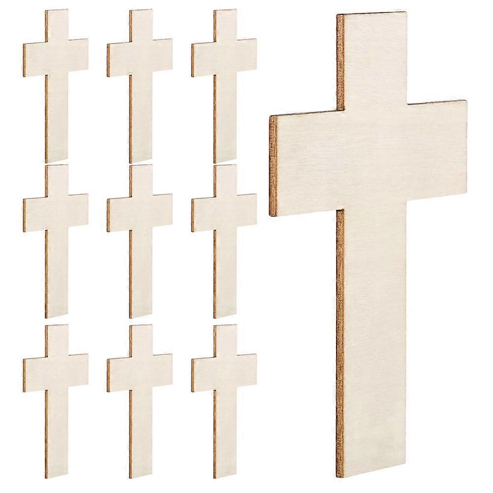 DIY Wooden Crosses for Customizing with Paint Stencils and Embellishments
