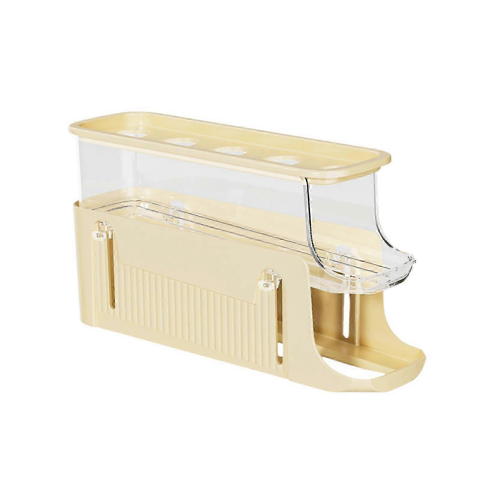 Double Layer Rolling Egg Holder, Fits Refrigerator Side Door 2025