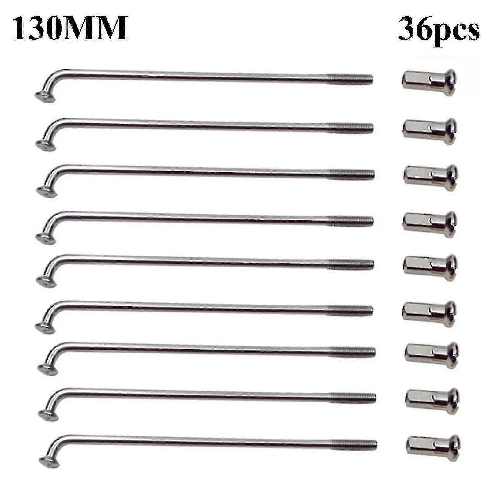 2025 36pcs Bicycle Spokes Lasting Muti-function Mountain Bicycle Spokes For Bicycle 130mm