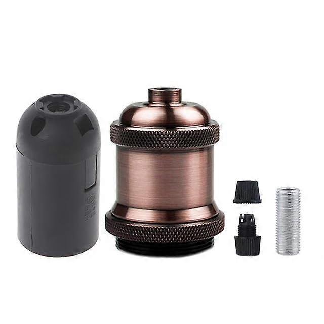 Vintage Lamp Socket E27 Edison Screw Bulb Bases With Ring For DIY Light Fixtures