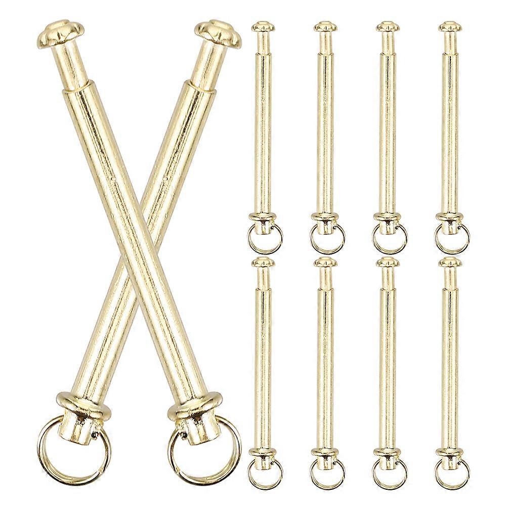 Hardware for Folding Fan Assembly, Including Pins and Rivets for Stability