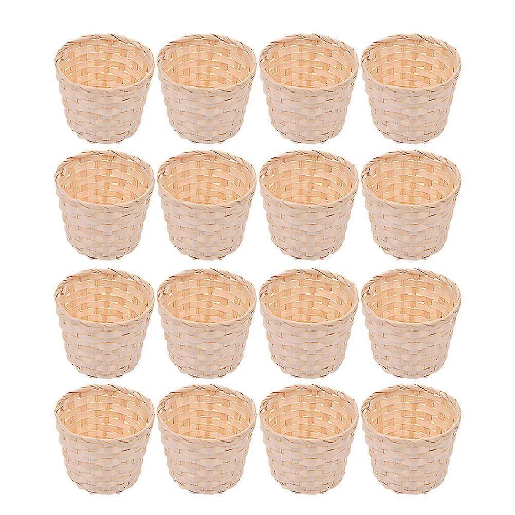 Sturdy Bamboo Containers, Suitable for Candies and Creative Decor Purposes