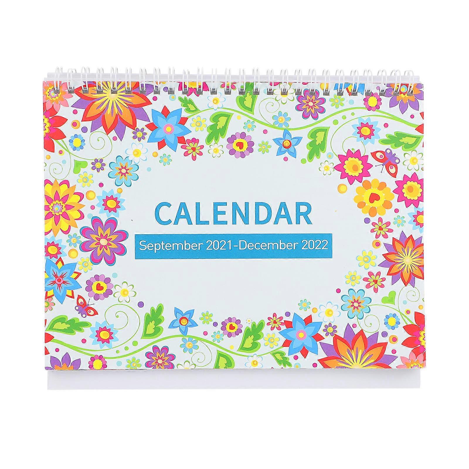 Countdown Schedule Creative Calendar 2022 Edition For Teachers, Students, Office Workers In Assorted Color 1Pack
