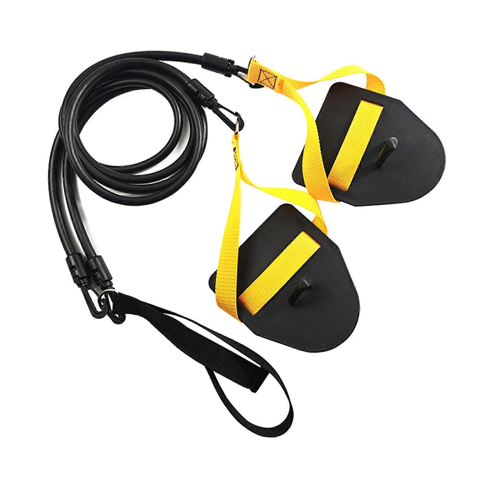 Swimming Training Resistance Bands Set for Pool Workouts, Includes Swim Belt and Arm Strength Trainer, One Size
