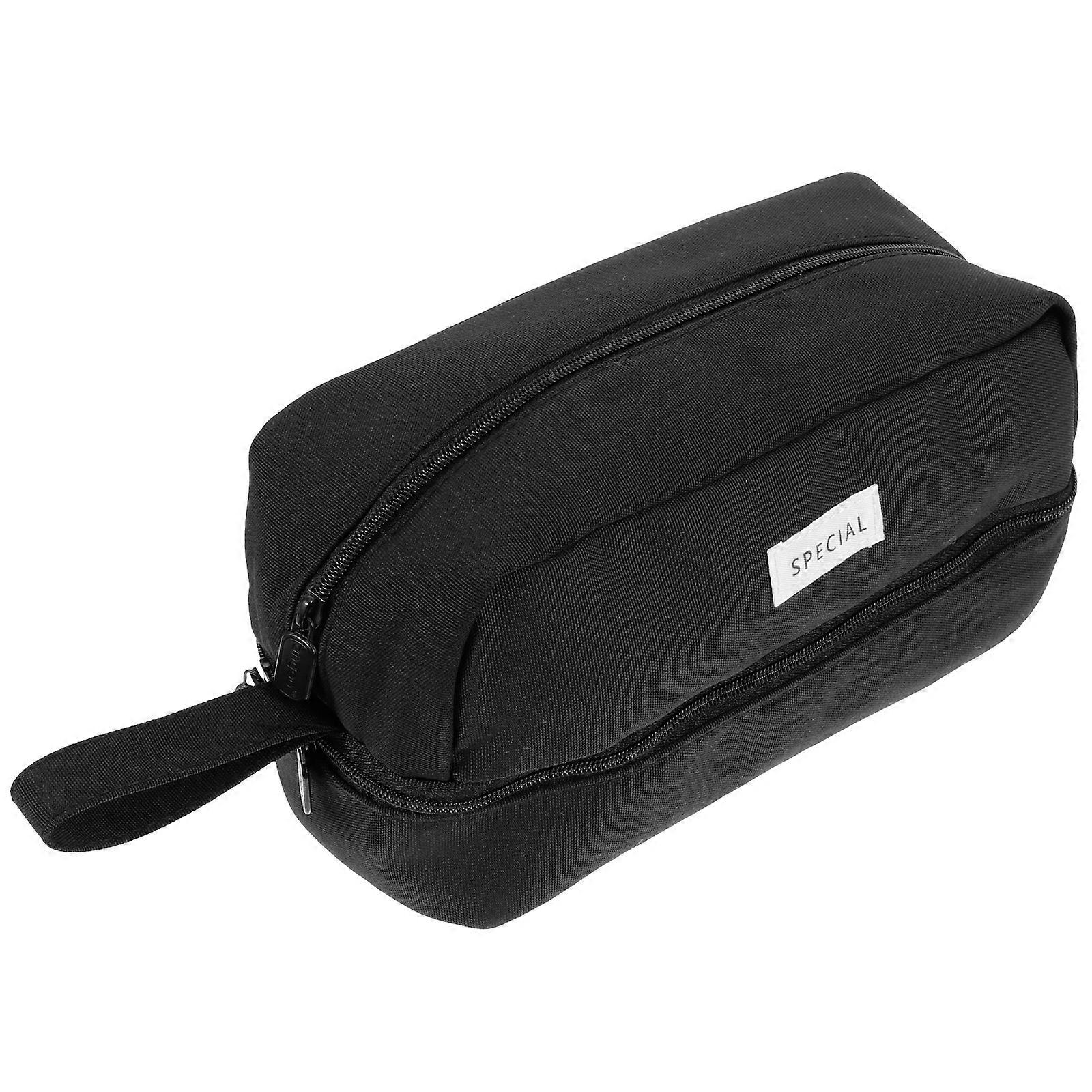 Optimized Title:  
**Spacious Portable Pencil Bag Multi Function Pen Storage Organizer Durable Zipper Design for Students Teachers Office