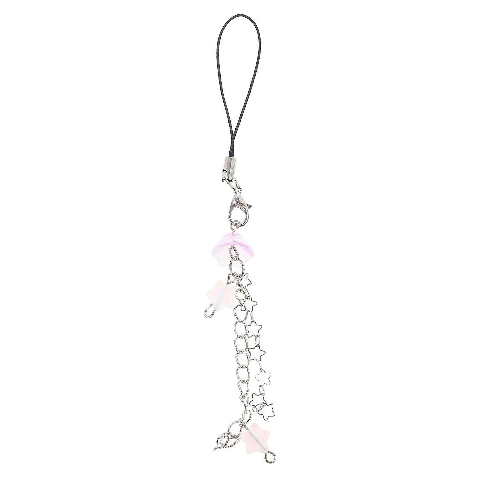 Decorative Charms Mobile Phones Hanging Ornament 12.5X1.2CM Coloured Glaze Design 1Pcs