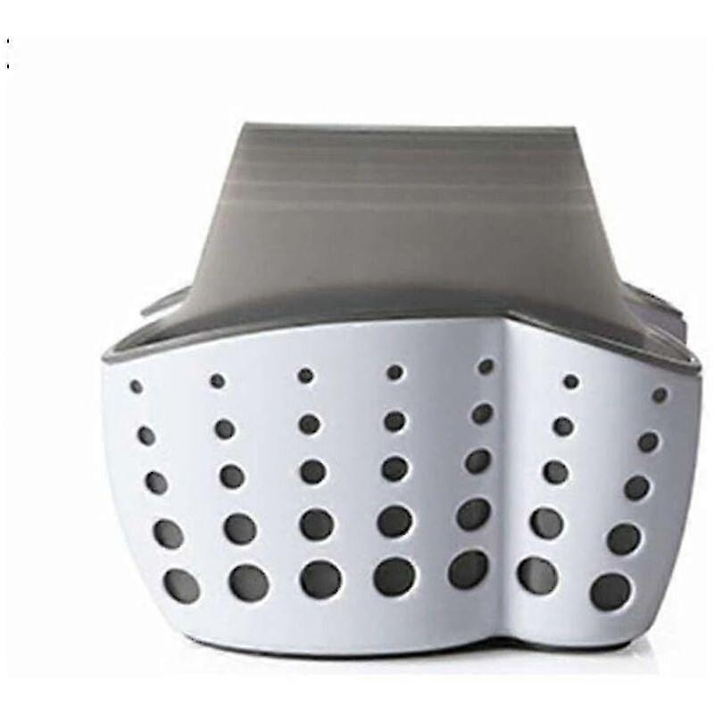 Sponge Holder Sink Rack Kitchen Bathroom Gadgets (White)