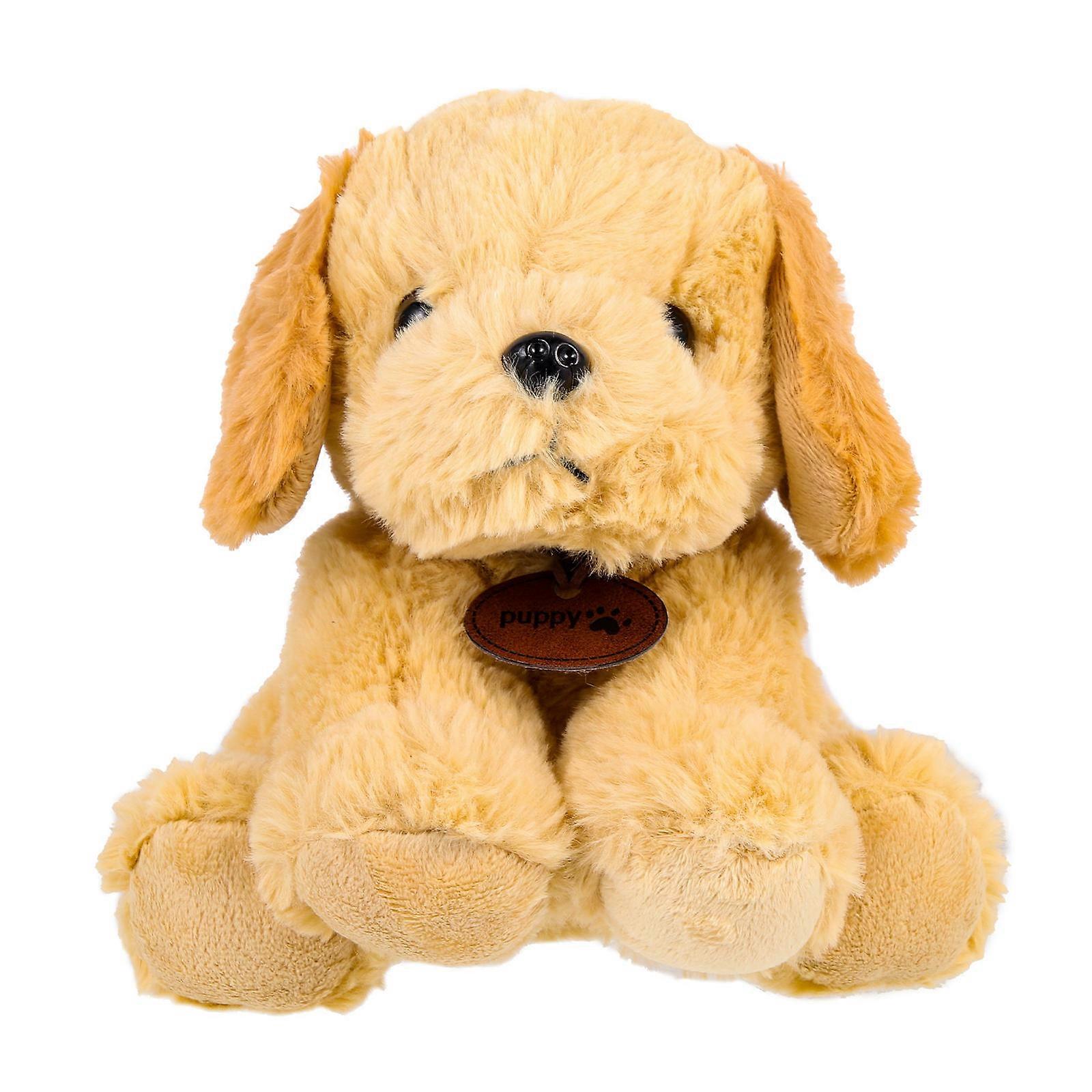 Adorable Stuffed Puppy Doll Plush Dog Decoration for Parties Home Decor Soft Cuddly Animal