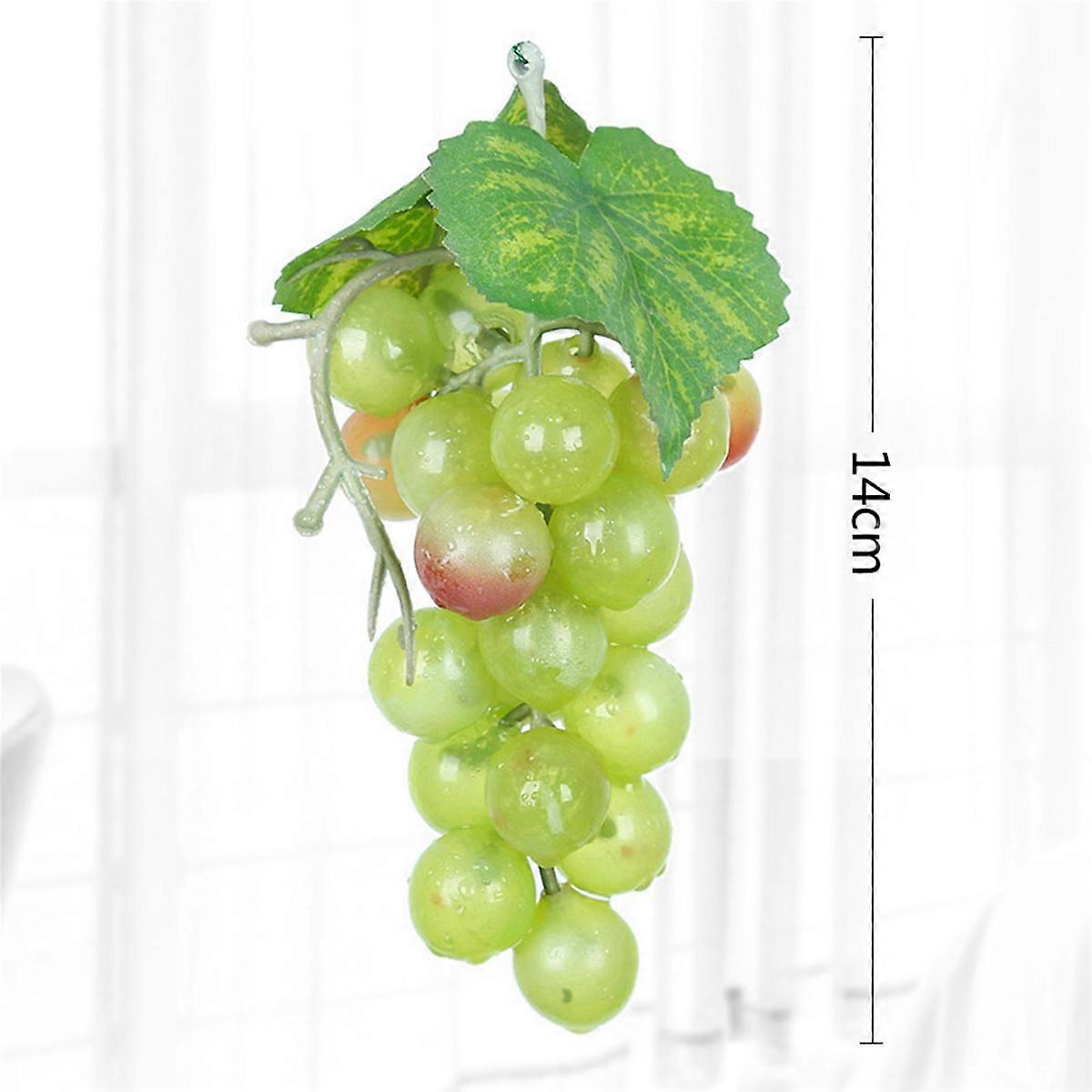 12 Bunches Simulation Decorative Lifelike Fake Grapes Clusters
