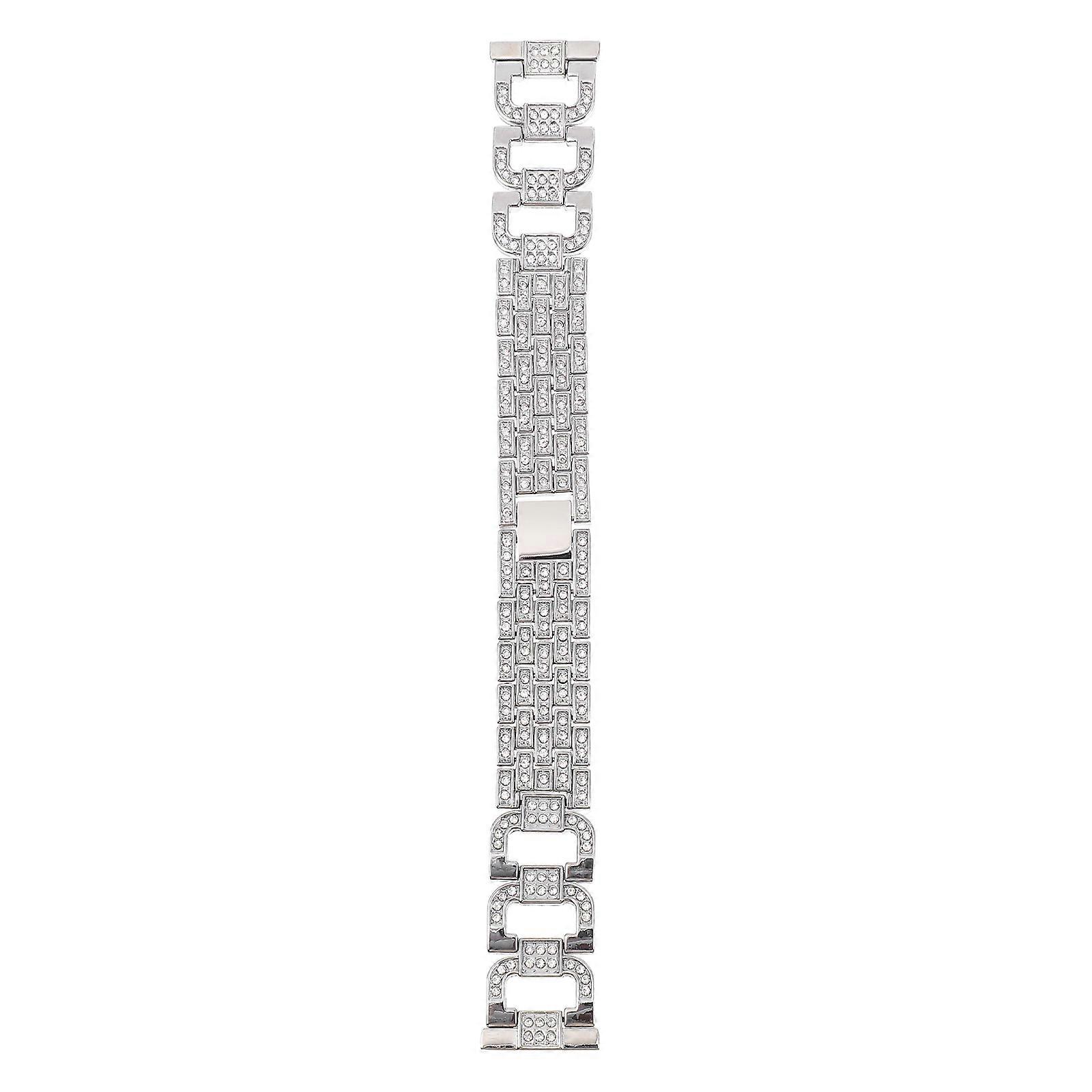 Here's a refined and engaging product description for your **Diamond Encrusted Stainless Steel Watch Strap for Galaxy Watch Active**:
### ✨