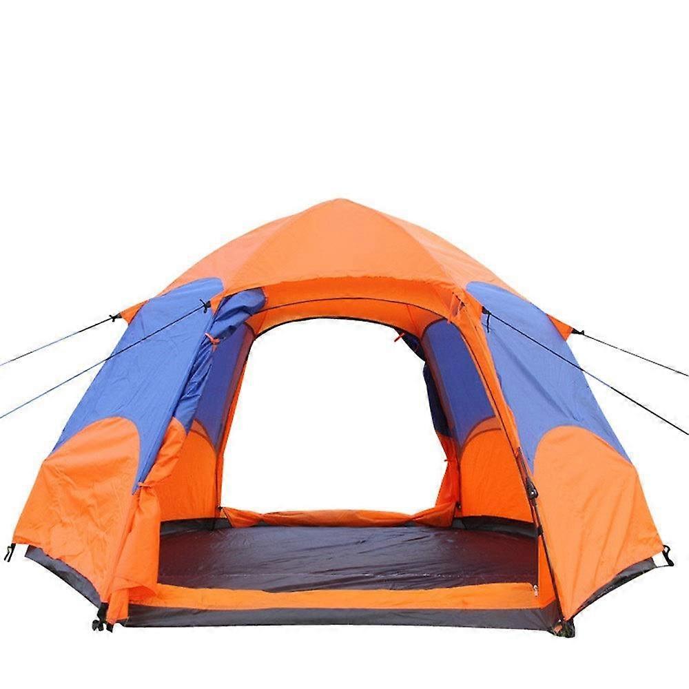 Hexagonal Tent With Double Doors, Double-Layer, Automatic Quick-Opening, Anti-Storm Model 8206 240x240x135 CM