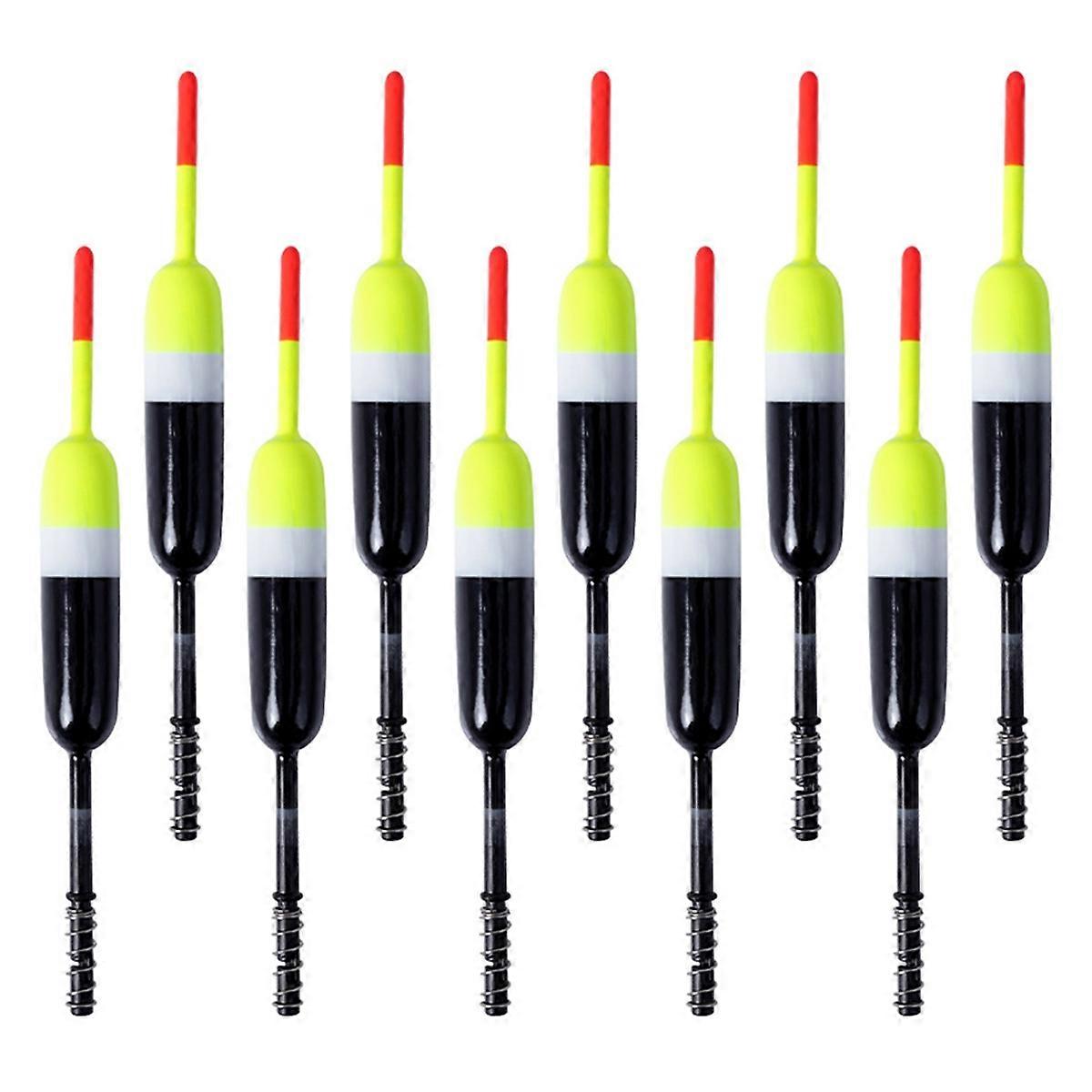 10 Pcs Fishing Bobbers Fishing Floats Crappie Bobbers Spring Slip Bobbers Fishing Float Accessories