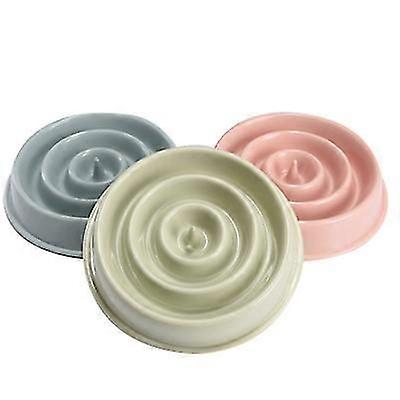 כלב חתול מאכיל גור Nonslip כלב מזון קערה נגד חנק אגן כלב