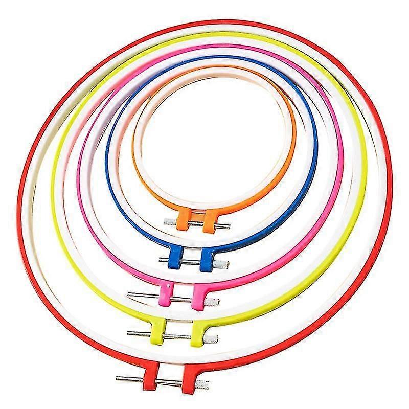 5pcs Plastic Circle, Versatile Circles for DIY Craft Projects