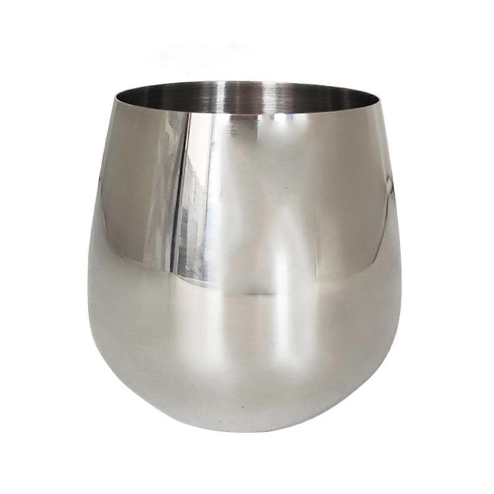 Functional 550 Stainless Steel Wine Glass Made of 304 Unbreakable and Temperature Insulated for Various Uses