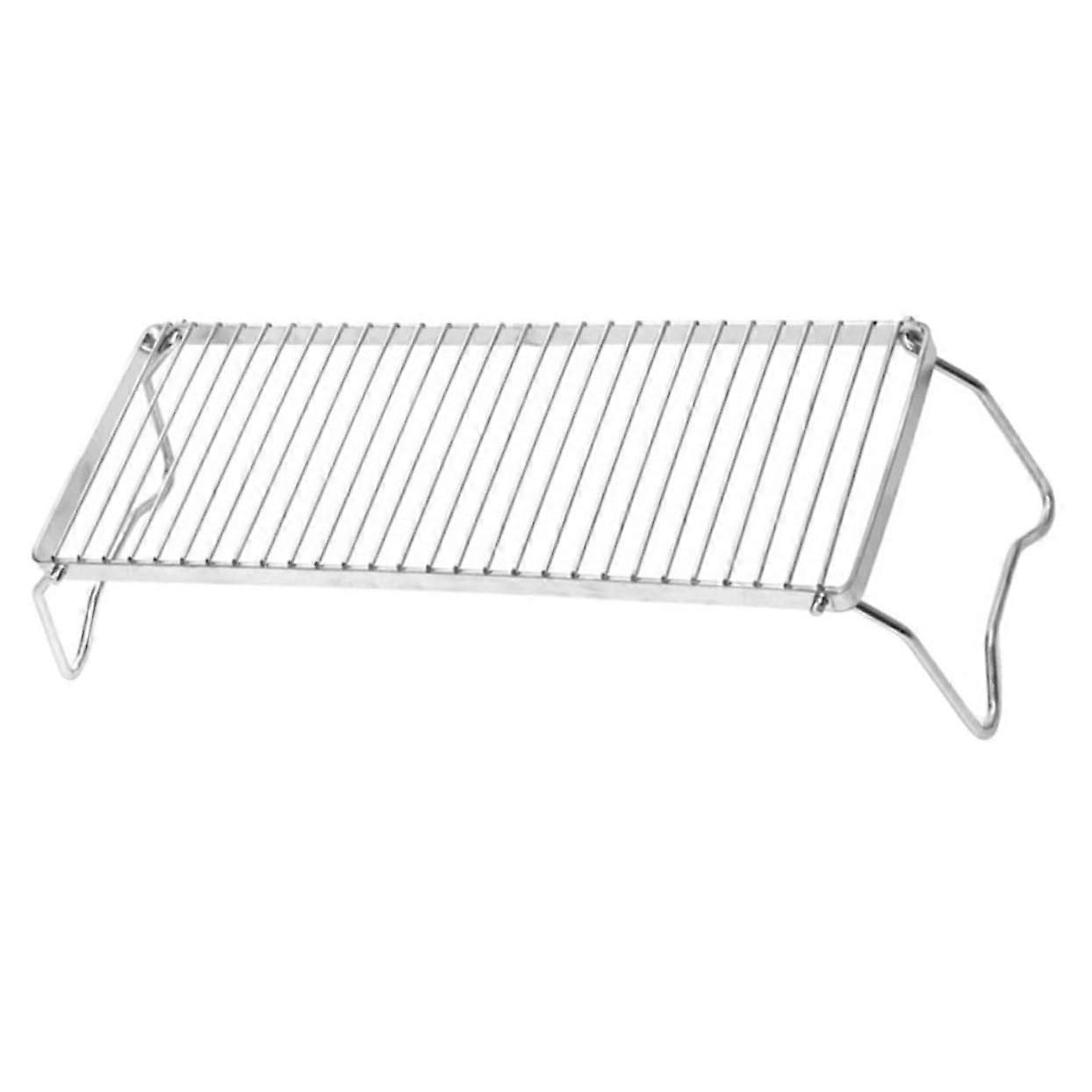 Oven Holder Stainless Steel Rustproof Grills Grill Cooking Charcoal Grill Small Grill Grill Roast Chicken Stand Stainless Steel Grate for Grill Silver
