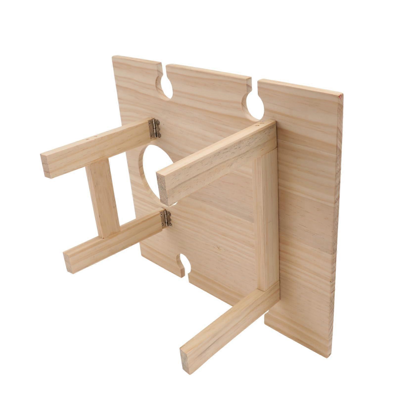 Foldable Wine Table - Portable Outdoor Picnic Table for Wine, Snacks, Camping, Beach and Garden Use