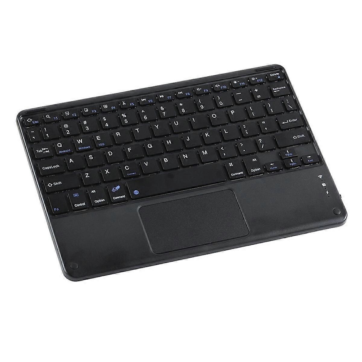 Touchpad Wireless Keyboard Bluetooth Keyboard for PC Tablet Gaming Black