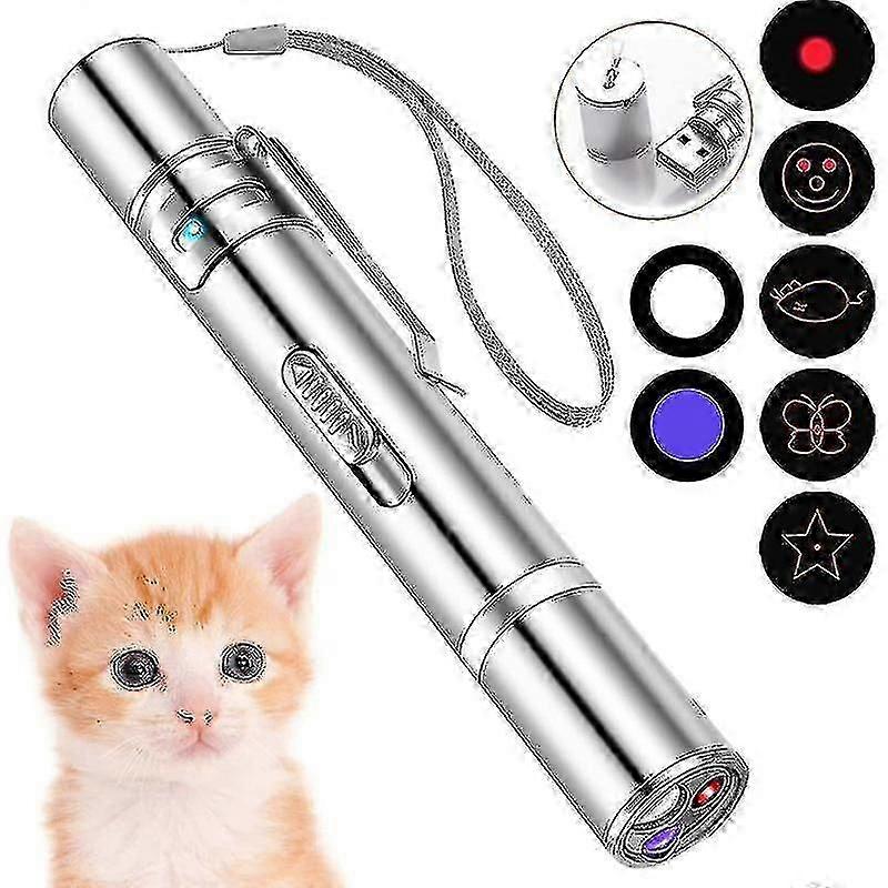 Red Laser Pointer For Cats To Play, Usb Rechargeable Laser Pointer Cat Toy