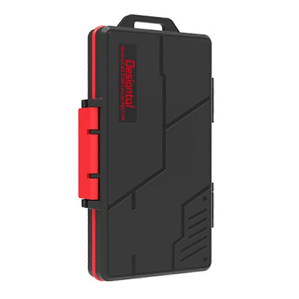 SD TF XQD CF Card Storage Case ABS Rubber Mini Waterproof Memory Card Portable Storage Box